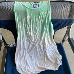 One bag full of summer tops, sizes, ranging from small to medium.